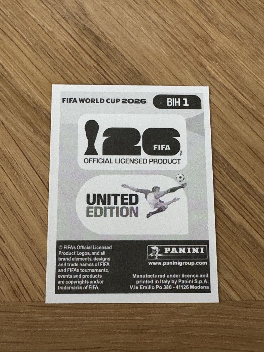 Panini Carte collezionabili: Panini 2026 BIH 1 – Nuovo (secondo la descrizione) da Grand-Lancy venduto da cyr_n5ky 1