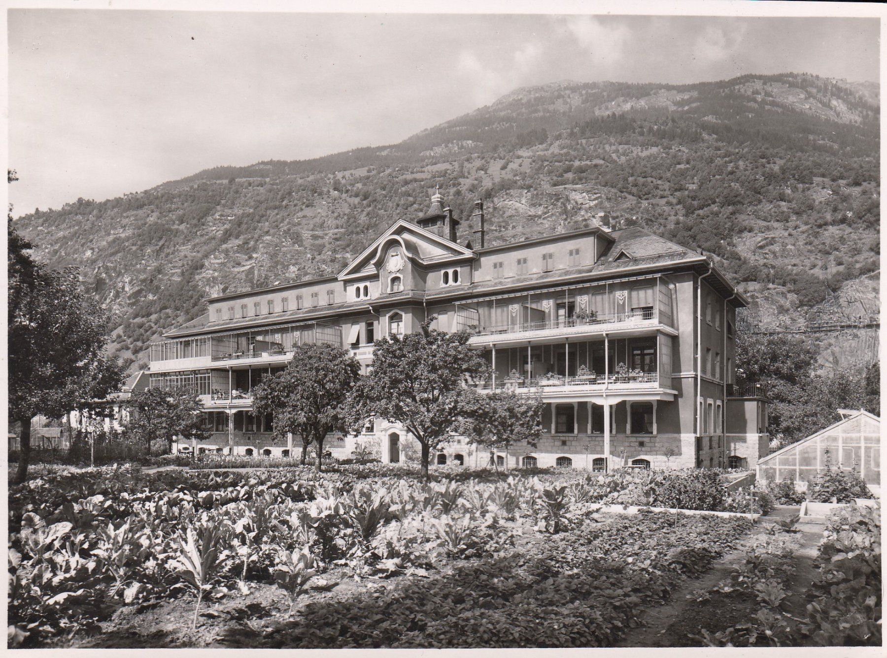 Cartoline postali: Brig   VS   -  Alter SPITAL – Usato da Brig venduto da Valcards54