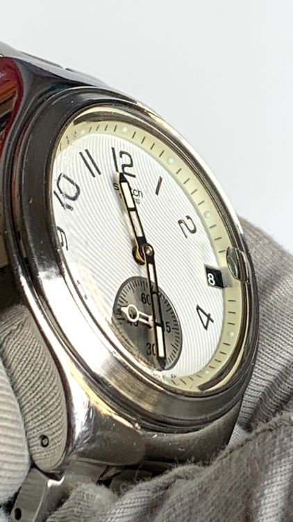 Swatch Irony Armbanduhr Edelstahl Herrenuhr 7