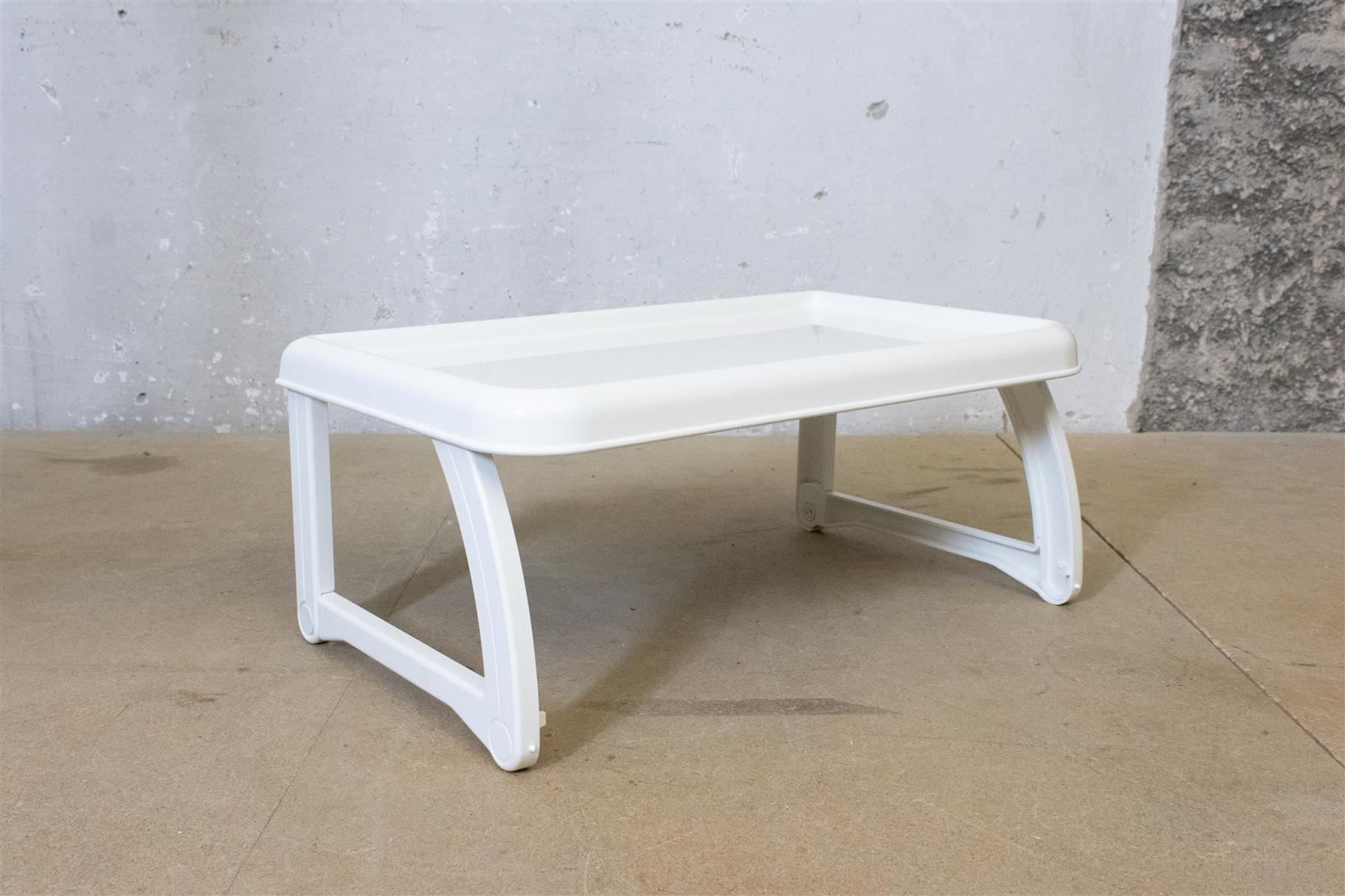 Tablet PC: Guzzini Bett-Tisch "Partner" von Giugiaro Design / weiss – Usato da Zürich venduto da ZuercherBrockenhaus 2