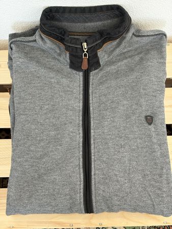 Herren Strickjacke Marcostar grau Grösse 3XL