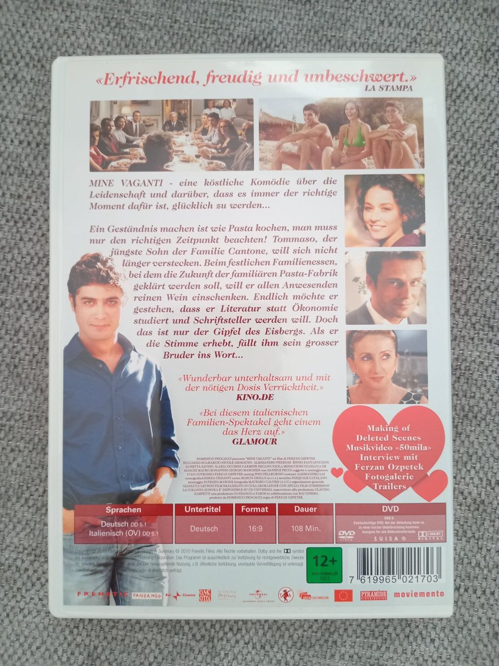 Tutti i DVDs: MÄNNER AL DENTE – Usato da Zollikofen venduto da jde_72zf 1