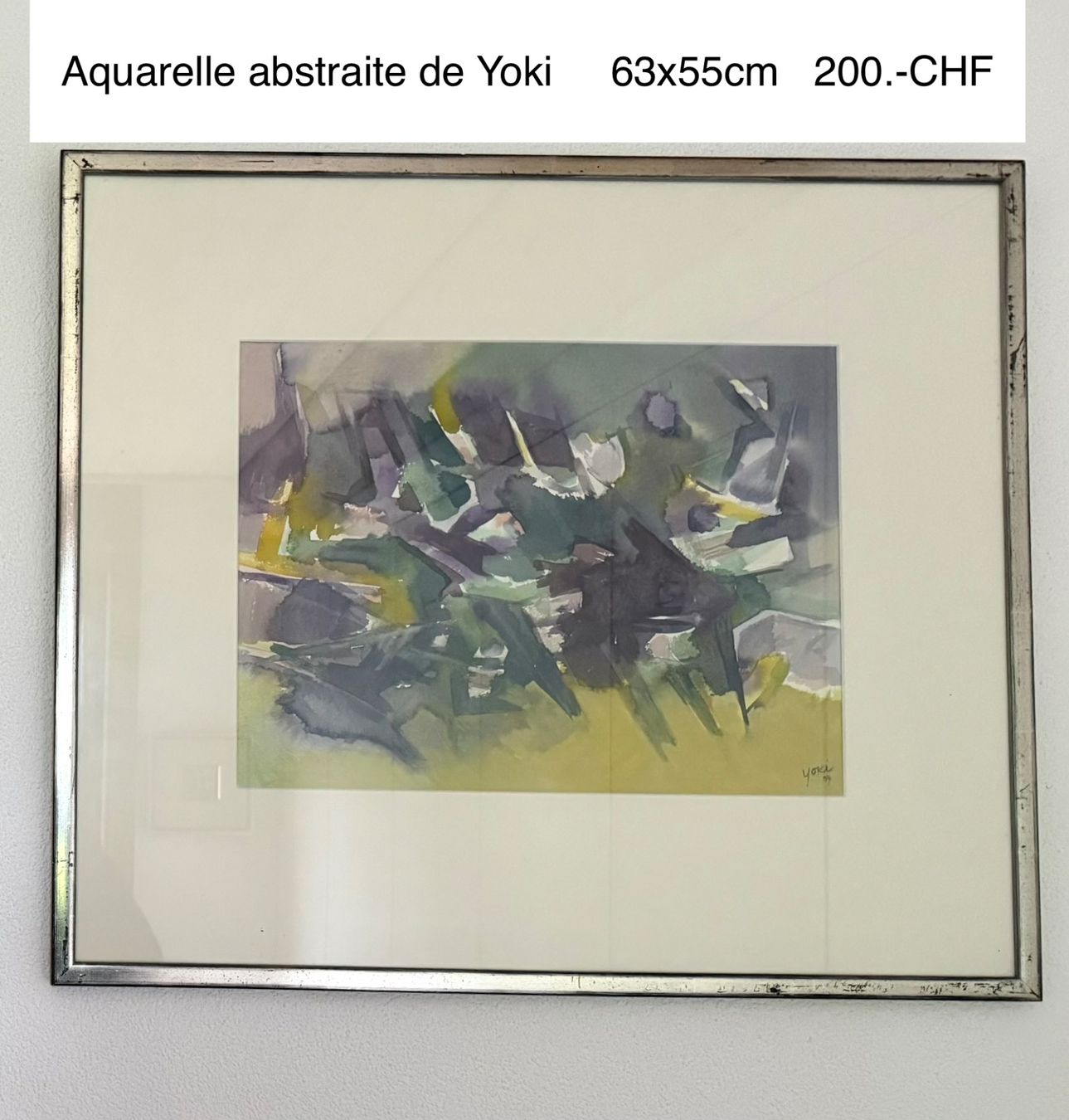 Gemälde: Tableau "Yoki" – Gebraucht aus Prez-vers-Noréaz von ver_wgp2