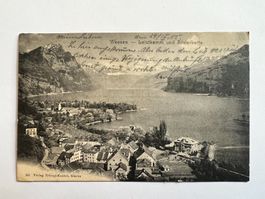 AK  von Weesen - Leistkamm und Alvierkette. SG  1905