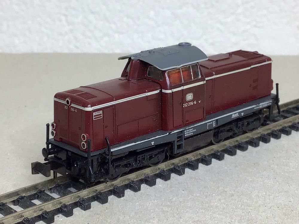 Minitrix N - 12206 - Locomotora diésel - BR 212 - DB - Catawiki