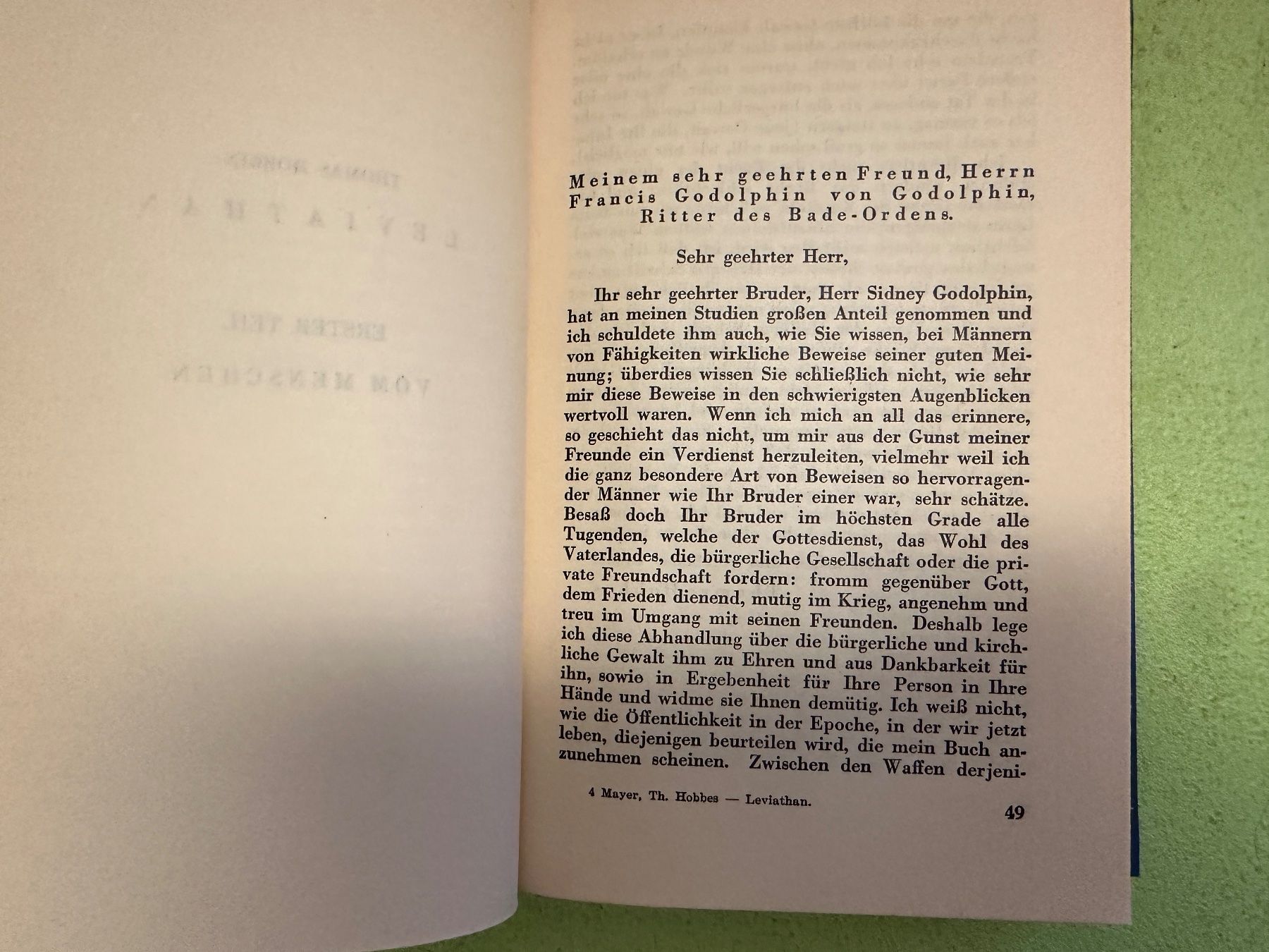 Livres: Thomas Hobbes: Leviathan. – D'occasion à Zürich par allp 5