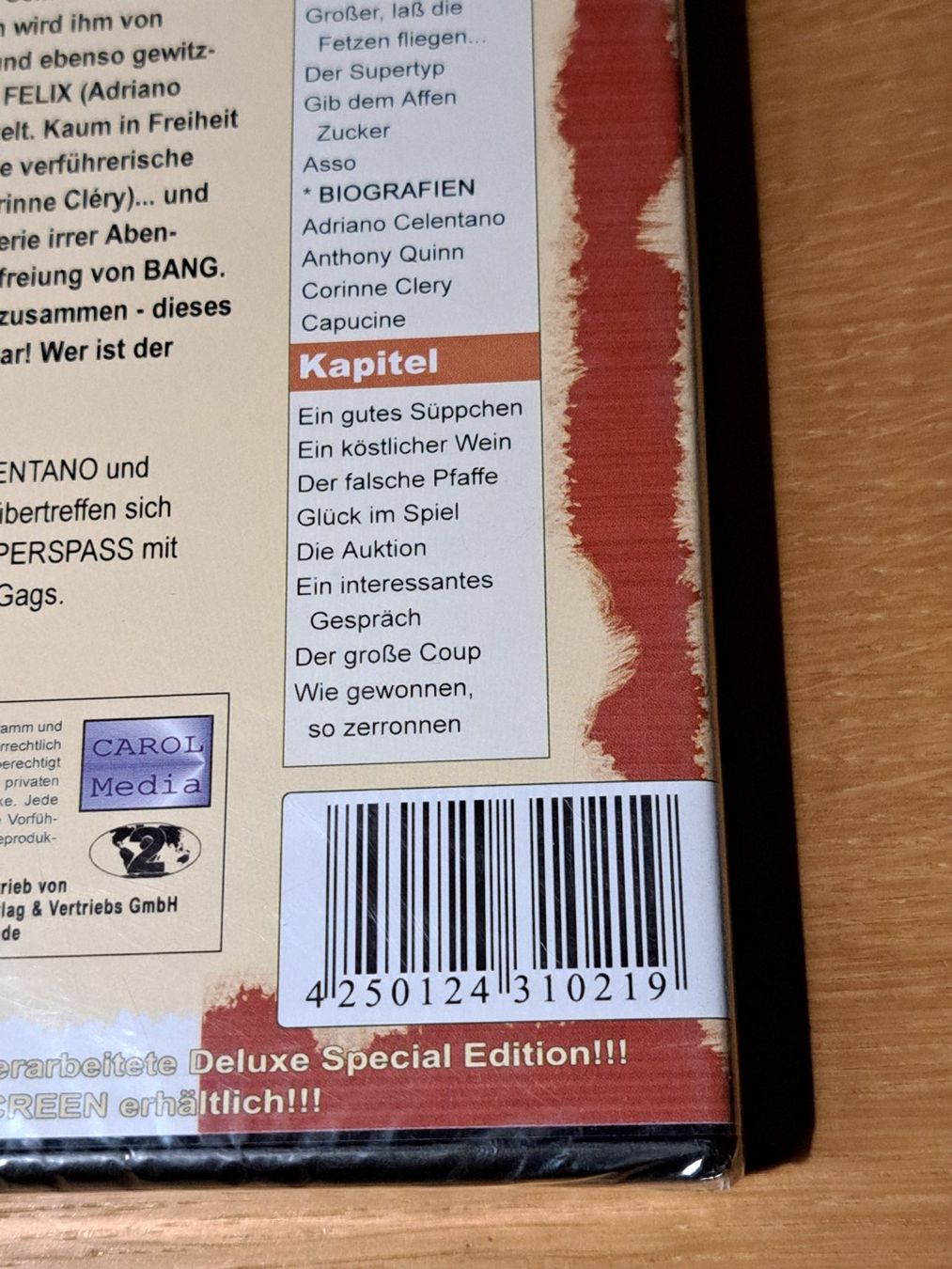 Tutti i DVDs: DVD De Bluffer mit Adriano Celentano, noch neu verpackt – Nuovo e nell'imballaggio originale da Unterseen venduto da Kanica 6