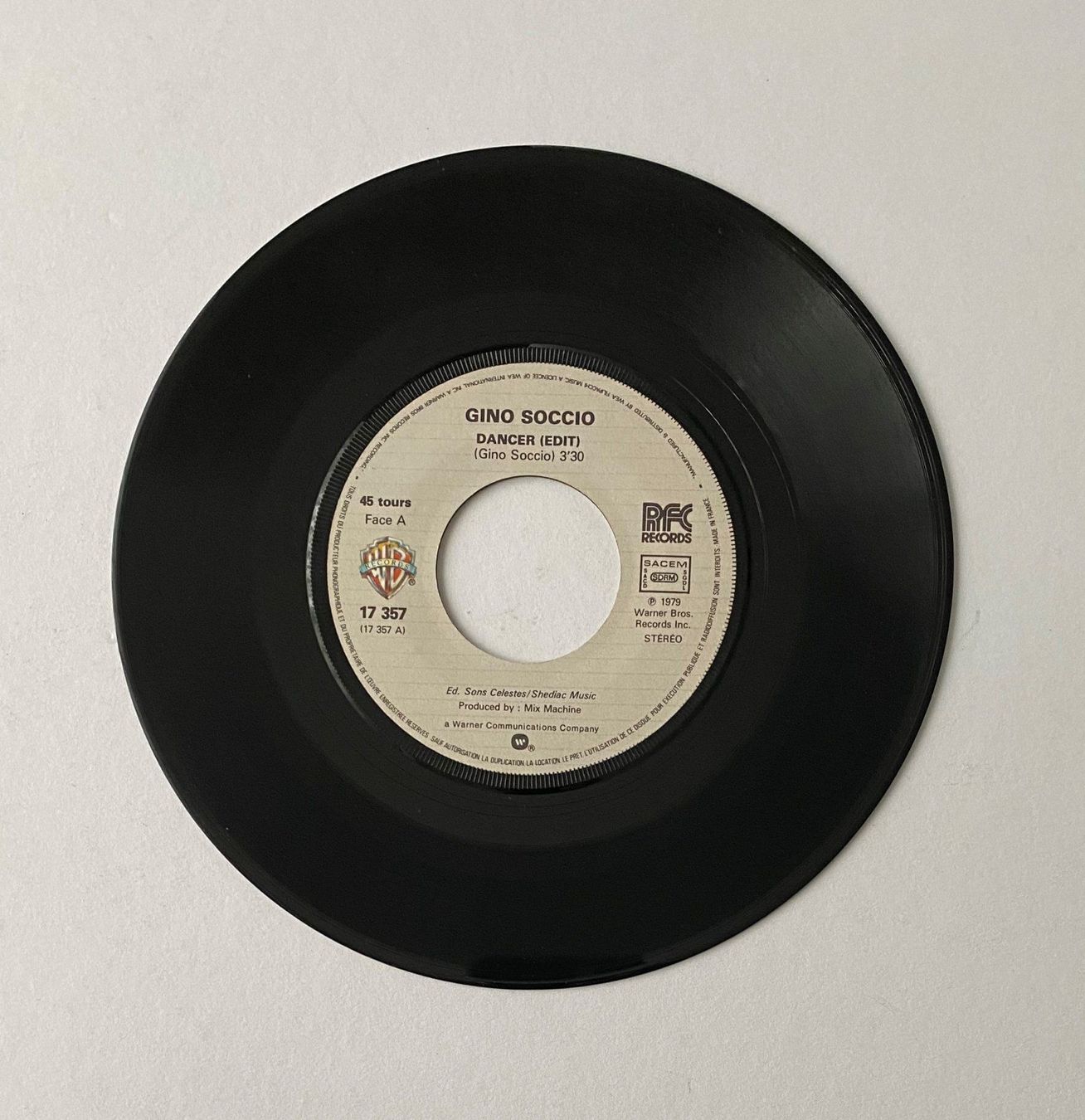 Dischi in vinile: Gino Soccio, Dancer so Lonely (Disco) – Usato da Flums venduto da Aebo1 2
