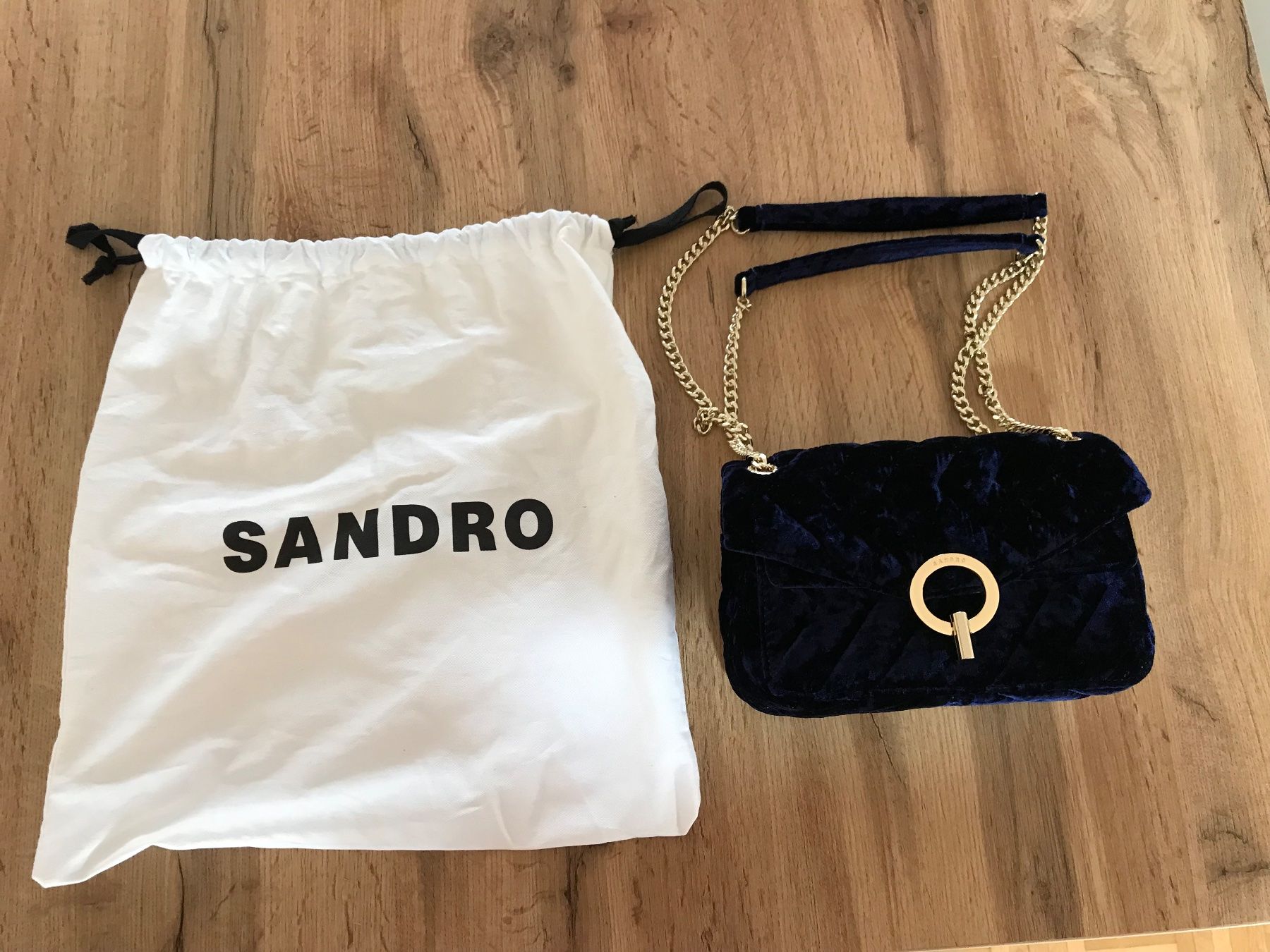 Sandro Borse da donna: Edle Handtasche -Sandro, königsblau, Neu – Nuovo (secondo la descrizione) da Buchs ZH venduto da baagii 1