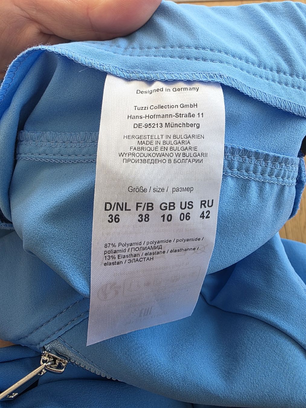 Pantaloni: Tuzzi Hose, Gr. 36, hellblau, neu. sportlich! – Nuovo (secondo la descrizione) da Ibach venduto da ole_6whn 3