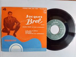 Vinyl Single - Jacques Brel - France 1958