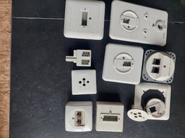 Telefondosen und Kabel etc