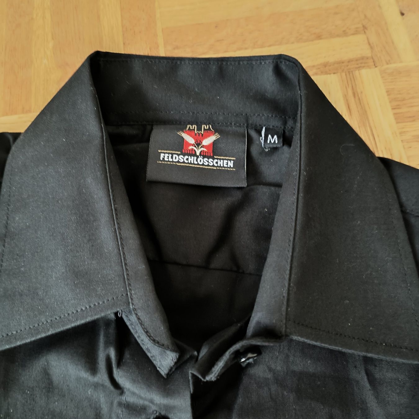 Blusen: Feldschlösschen Hemd Gr M /36 Damen Schwarz – Neu (gemäss Beschreibung) aus Oberhofen Thun'see von cri_6md2 1
