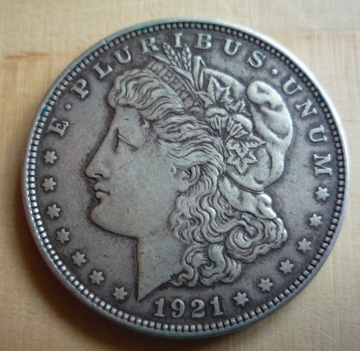 Alle Münzen: 1 Dollar 1921, ss – Gebraucht aus Rieden SG von Sammelfreund 1