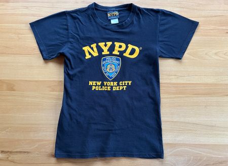 Dunkelblaues NYPD Kinder T-Shirt Grösse 164