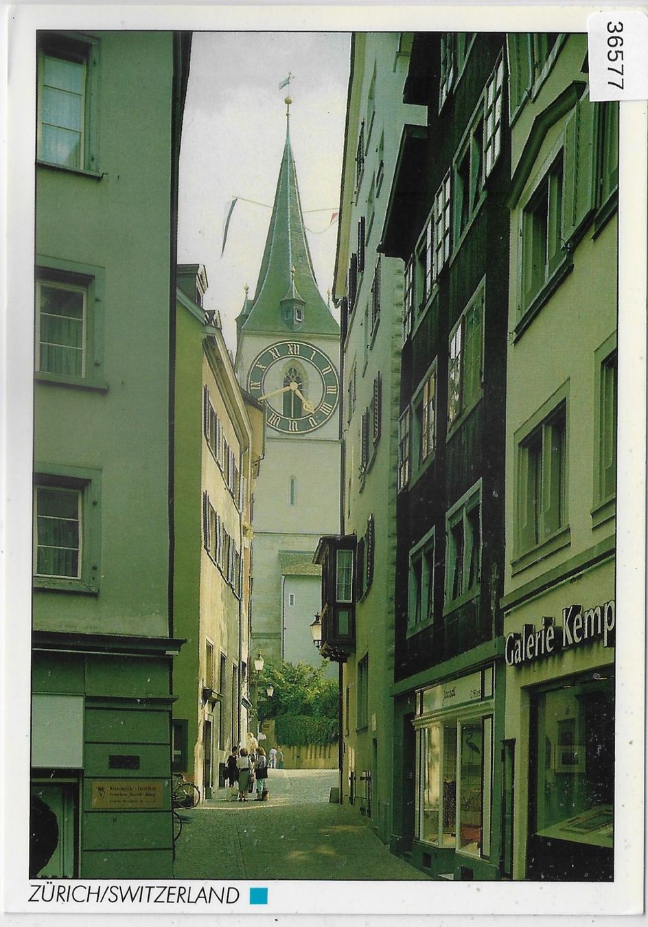 Cartoline postali: Zürich - Peterskirche – Usato da Ettingen venduto da Kartenplanet