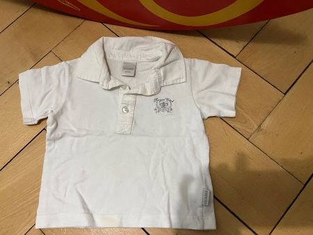 Gr. 80 Marke: Stummer: T-Shirt Poloshirt Baby 👶 weiss
