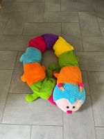 Peluche chenille multicolore grande taille bon état