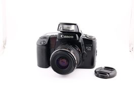 Canon EOS 100 analoge Spiegereflexkamera mit EF 35-80mm USM.