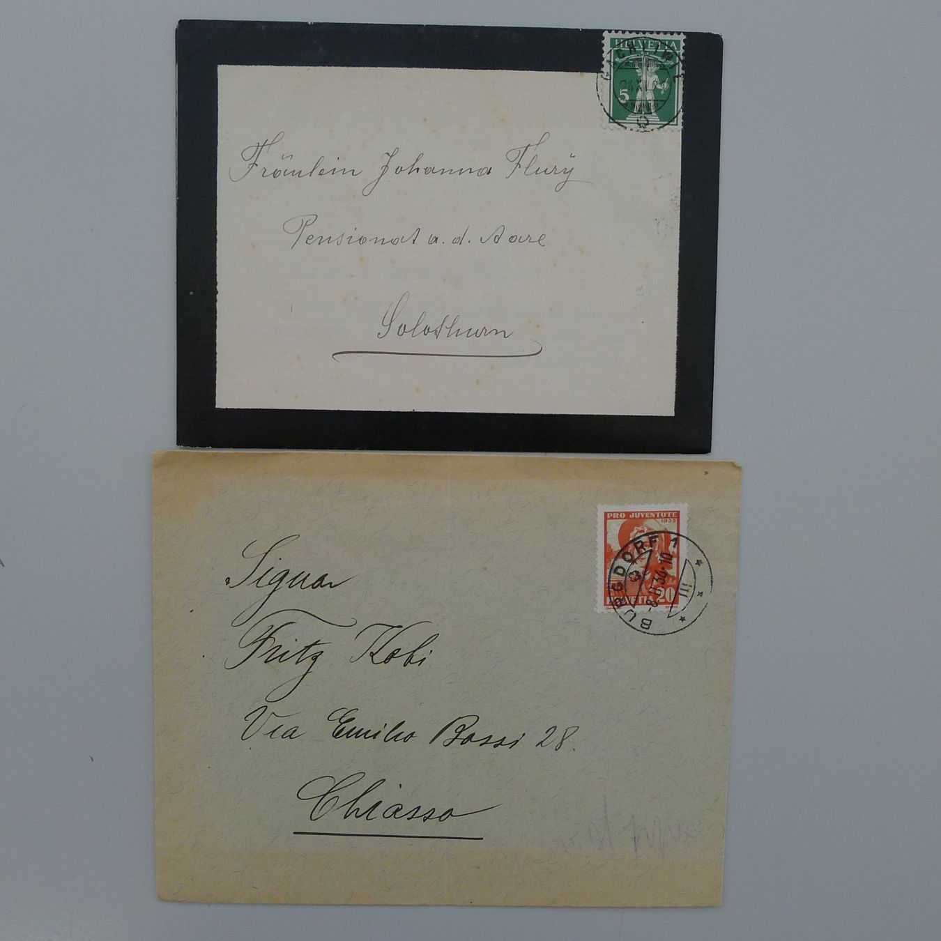 Tous les timbres: 1913-1958, 20 saubere Briefe mit schönen Stempeln, günstig ! – D'occasion à Sursee par Luzernerraute 5