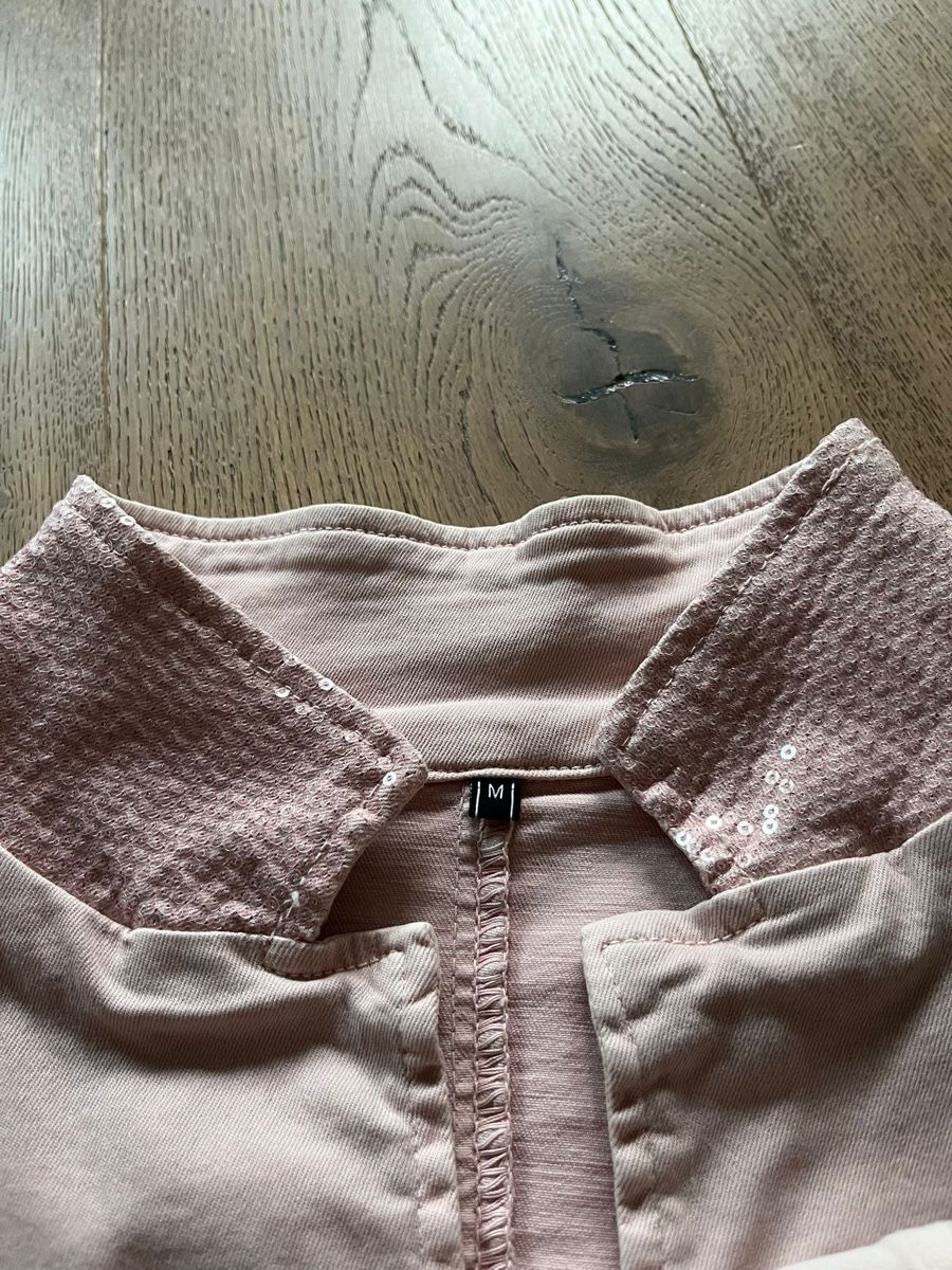 Giacche: Rosa Übergangsjacke mit Pailletten, Grösse M  – Usato da Lenzburg venduto da selabella 3