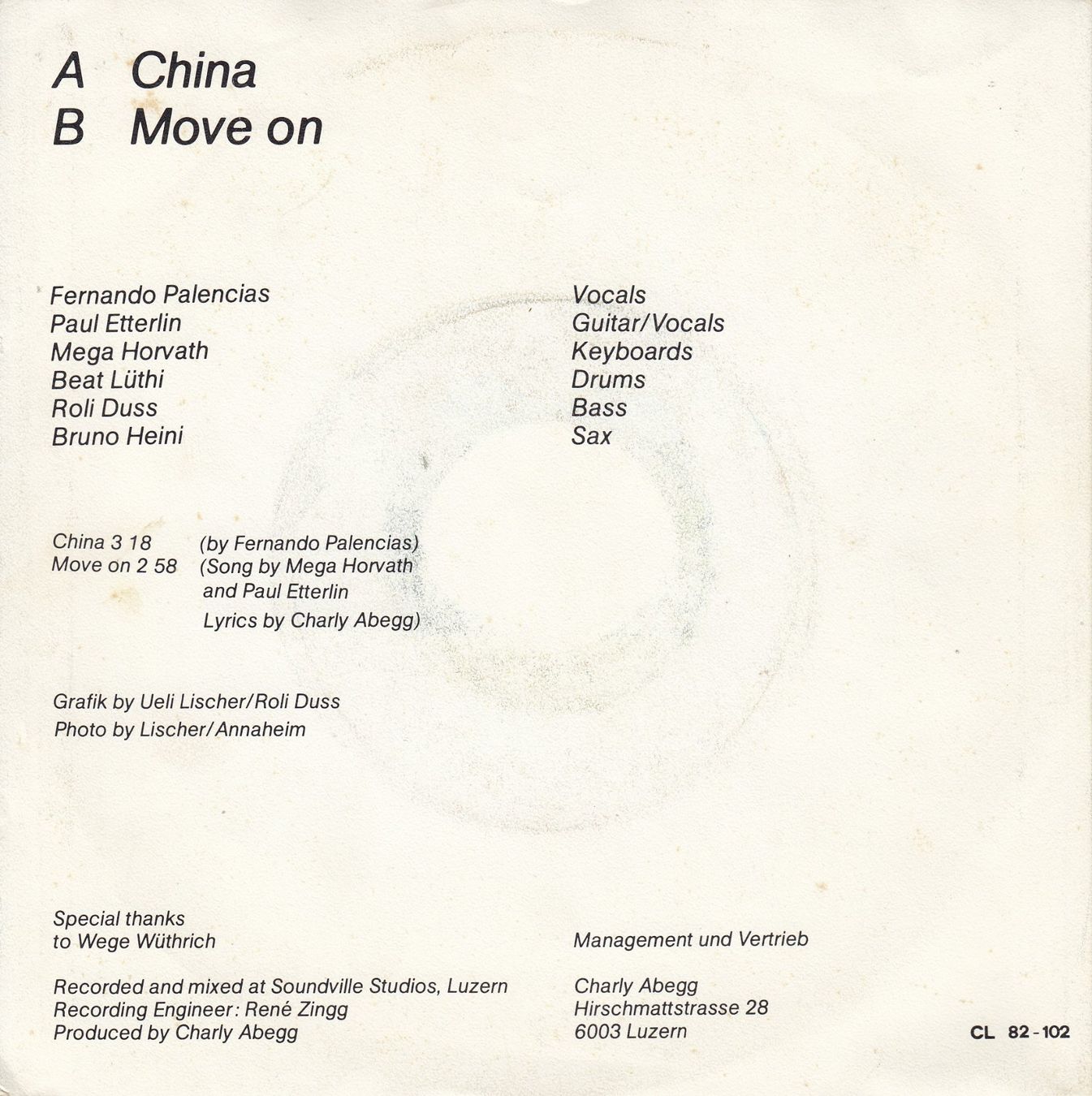Vinyles: Level Vinyl Single von 1982 – D'occasion à Volketswil par Abcrecords 1