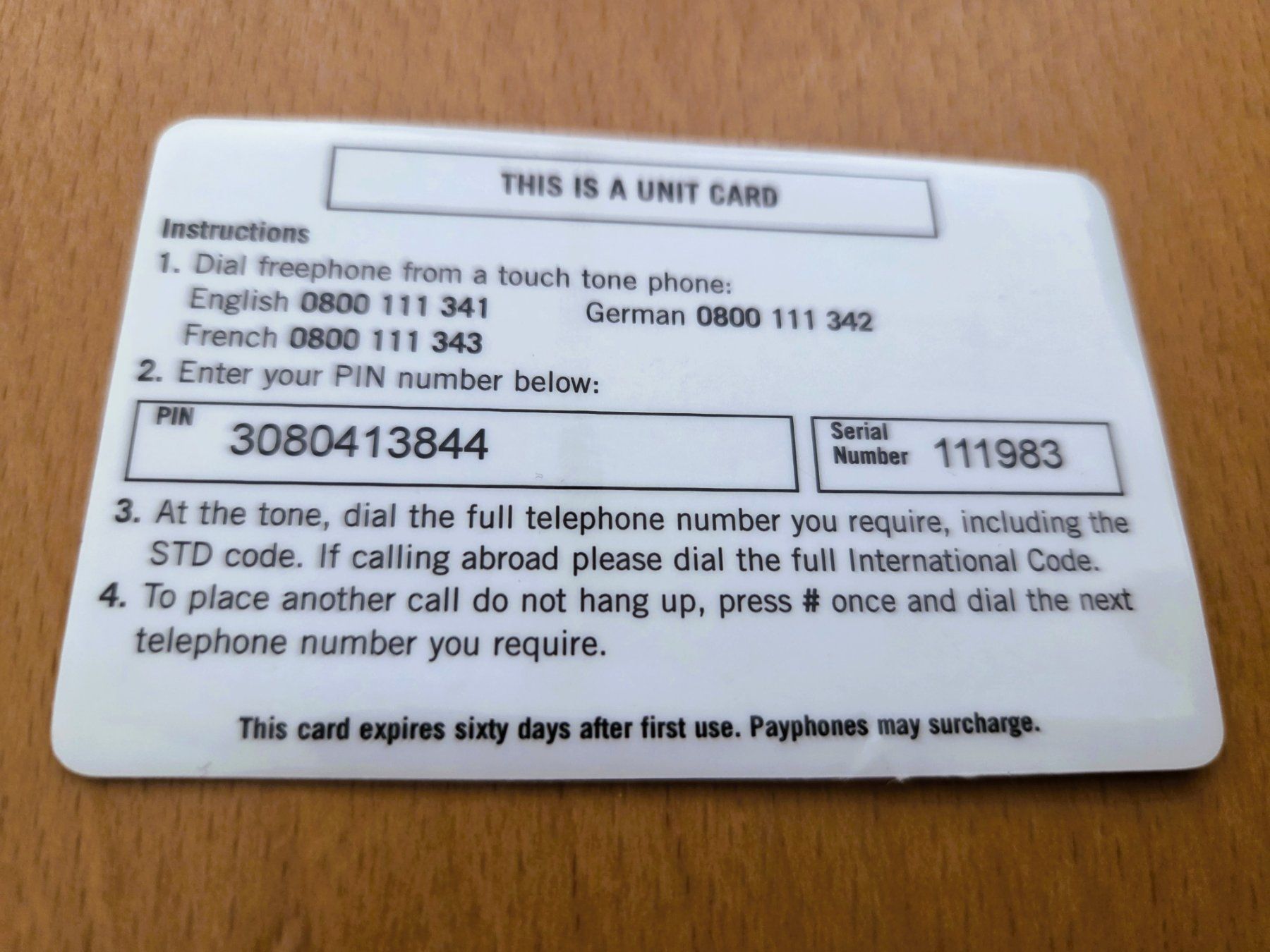 Schede telefoniche: PREPAID - SCHWEIZ – Usato da Brüttisellen venduto da Nighttrain 1
