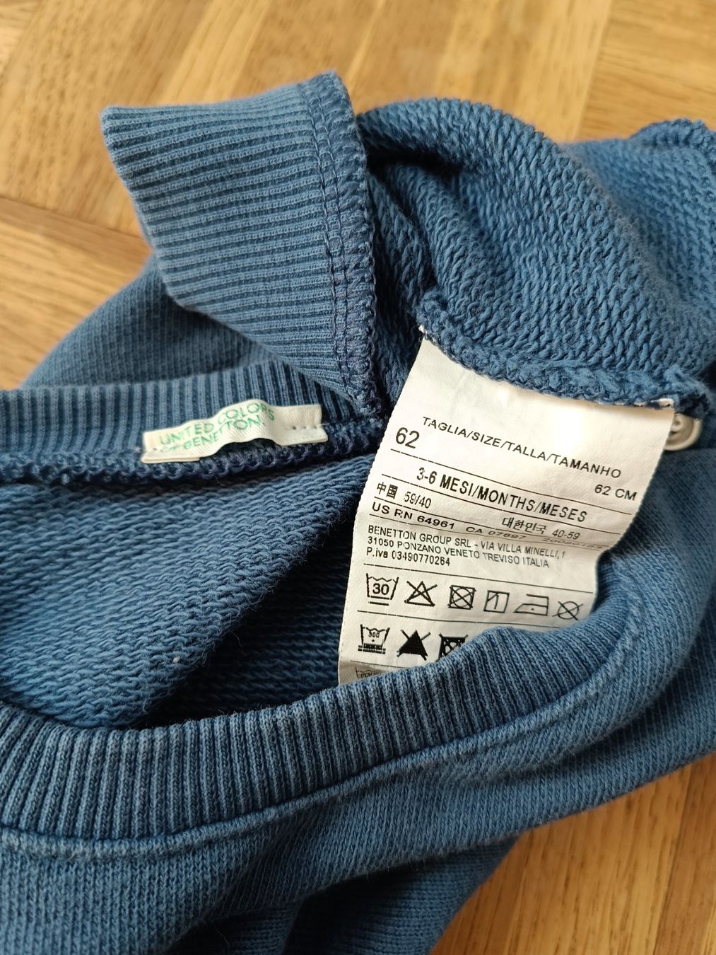 Benetton Maglioni & Felpe: Benetton Pullover Gr 62 blau Yeah Kinder Pulli – Usato da Oberhofen Thun'see venduto da cri_6md2 1
