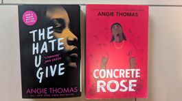 The hate U give und Concrete rose von Angie Thomas