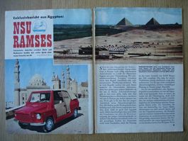 NSU RAMSES - Exklusivbericht aus Ägypten - 1961