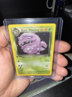 Pokémon Dark Weezing Karte 60 HP Zustand gemäss Bild