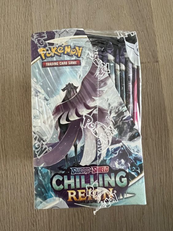 1x POKEMON SWORD & SHIELD CHILLING REIGN BOOSTER BOX ENG (Neu und ...