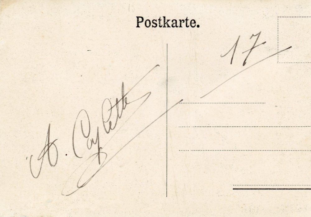 Cartoline postali: Blausee   BE  mit Pension  -  Bootsfahrt      ca.  1 9 1 7 – Usato da Brig venduto da Valcards54 1