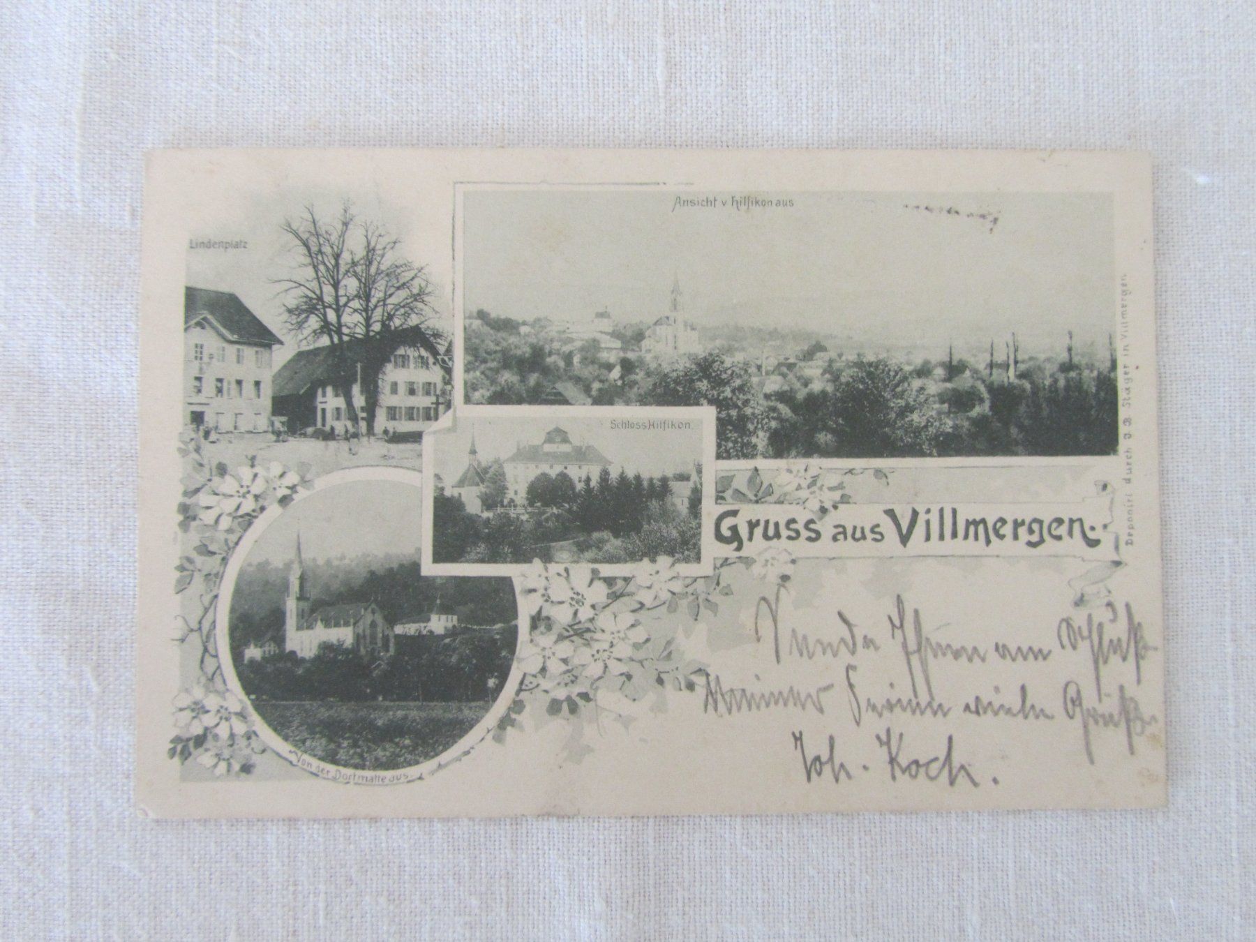 Cartoline postali: Gruss aus Villmergen – Usato da Seengen venduto da mikelele