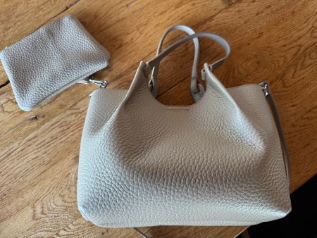 Ledertasche, Vera Pelle, mit sep. Täschchen, Neu!