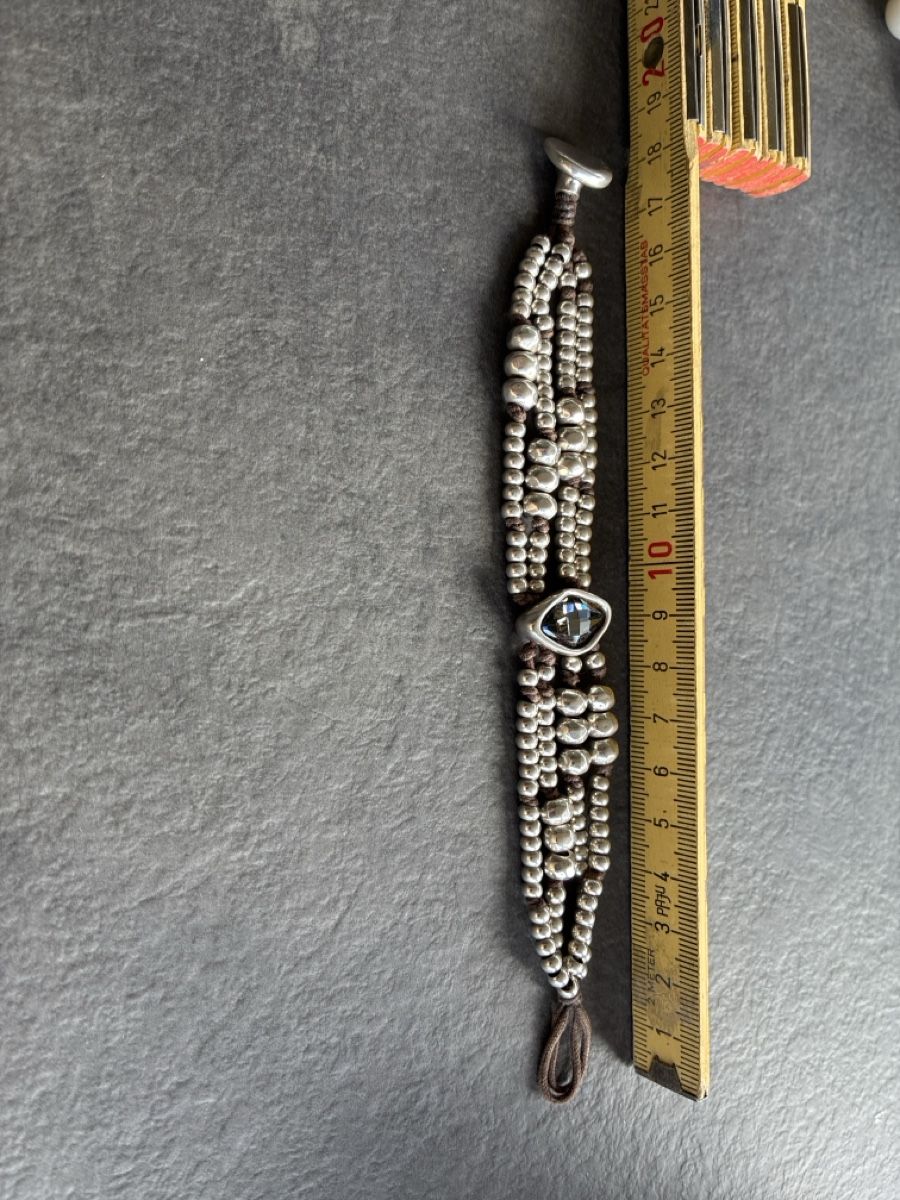 Armbänder & -reifen: Armband uno de 50, Silber Leder mit blauem Stein – Neu (gemäss Beschreibung) aus Horgen von bho66 2
