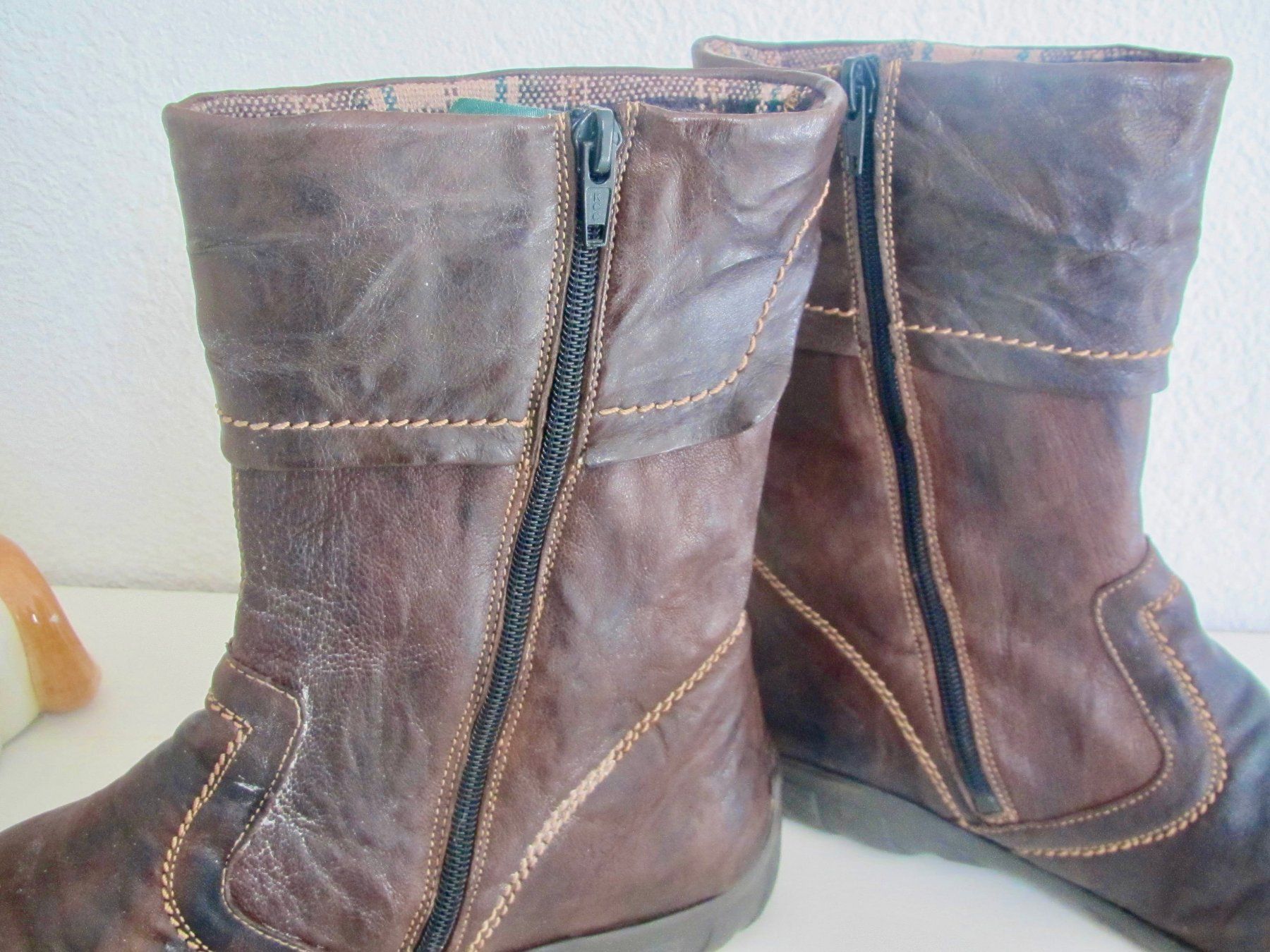 Chaussures femmes: BOTTINES REMONTE CUIR MARRON 41 – D'occasion à Murten par Selliot 3