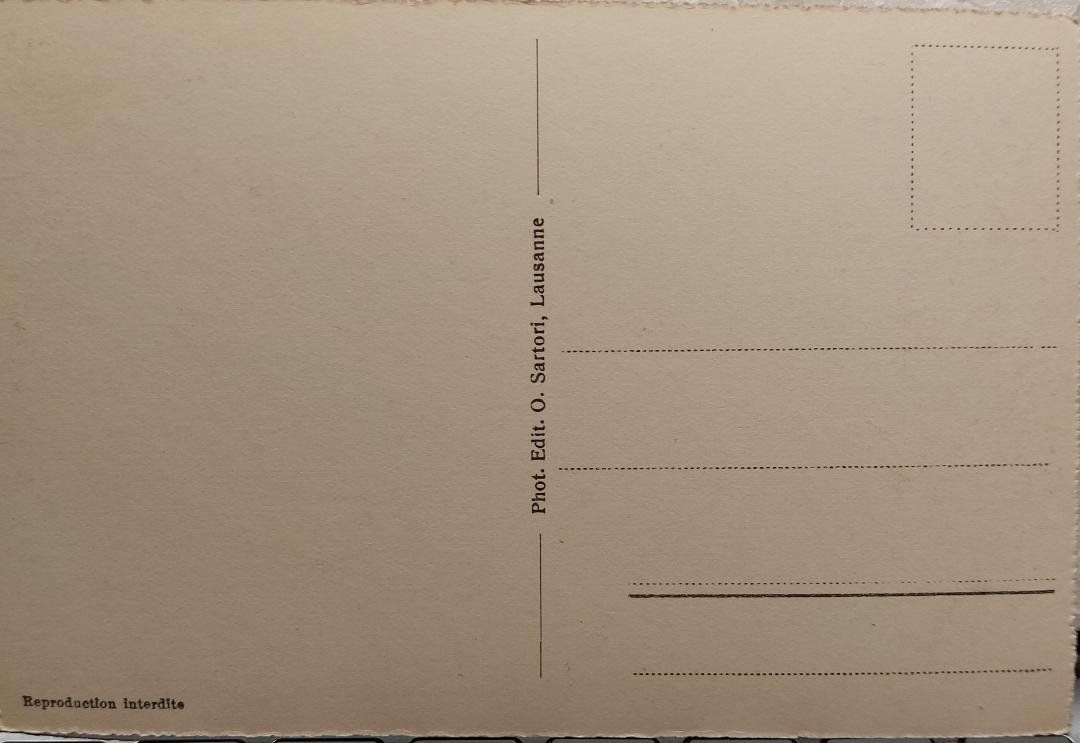 Cartoline postali: SIMPLONPASS - COL du SIMPLON - Hôtel Simplonblick – Usato da Delémont venduto da Domdom1 1