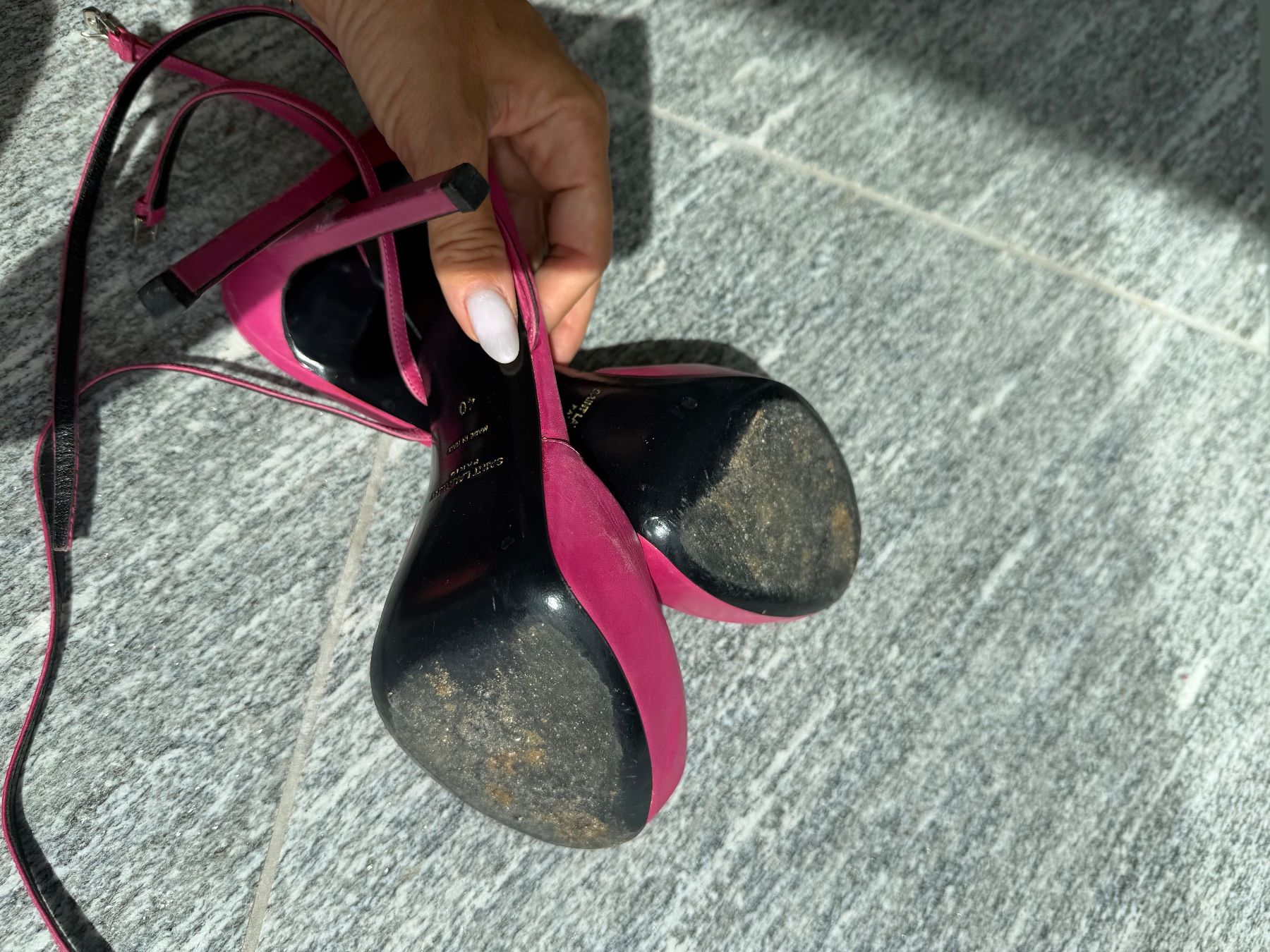 Saint Laurent Scarpe da donna: Saint Laurent Leder Sandalen 40 Gr. – Usato da Stäfa venduto da Alesenka 4