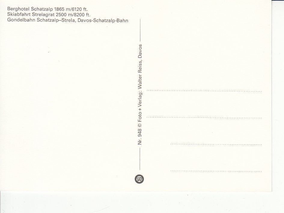 Cartoline postali: Davos 33 um 1995 – Usato da Bürglen TG venduto da StampGraf 1