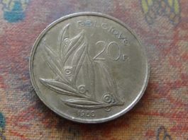 BELGIQUE  20  Francs  1980