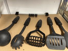 Kitchen Utensil Set - Black Nylon