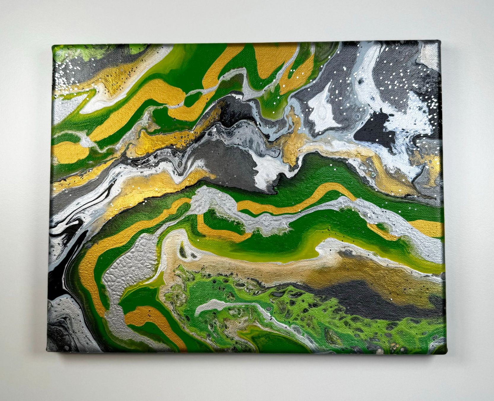 Dipinti: Acryl-Flüssigkeitsmalerei, rechteckig – Usato da Schlieren venduto da MayaSheng1983