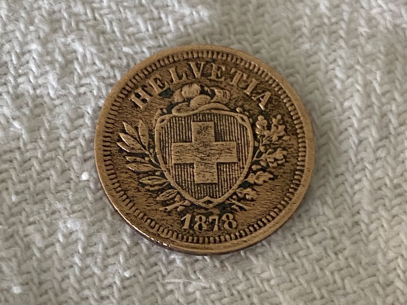 Tutti le monete: 1 centime/Rappen 1878 – Usato da Nyon venduto da Ilmi09