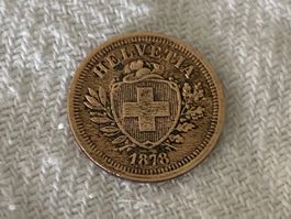 1 centime/Rappen 1878