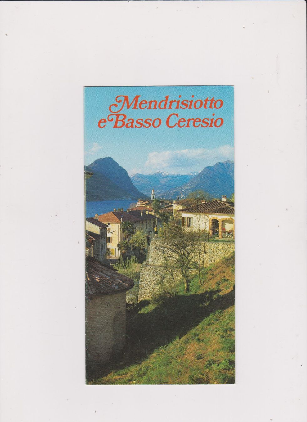 Dokumente: Dépliant Mendrisiotto - Basso Ceresio Ticino - Mendrisio – Gebraucht aus Bex von Canouille