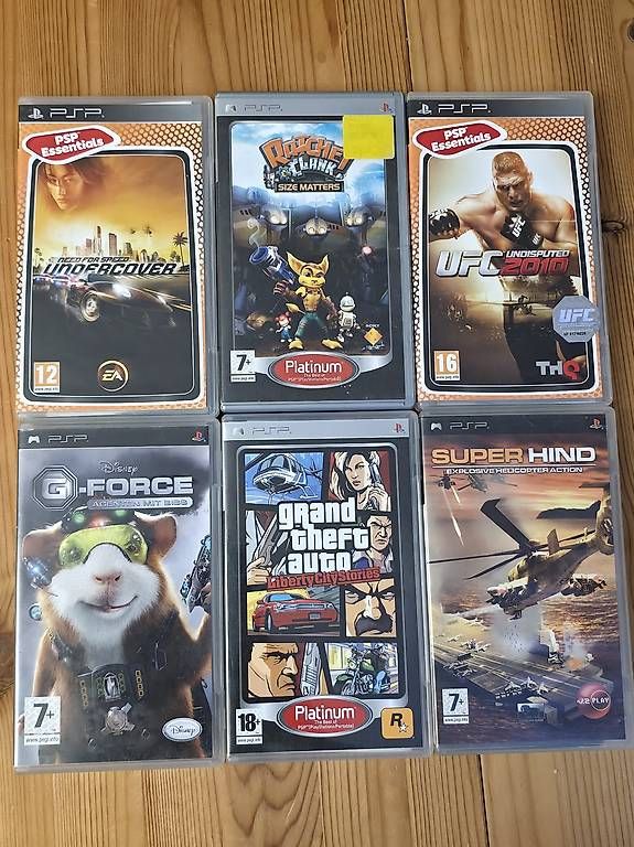 Giochi: 6 PSP Spiele – Usato da Schlattingen venduto da JG1234