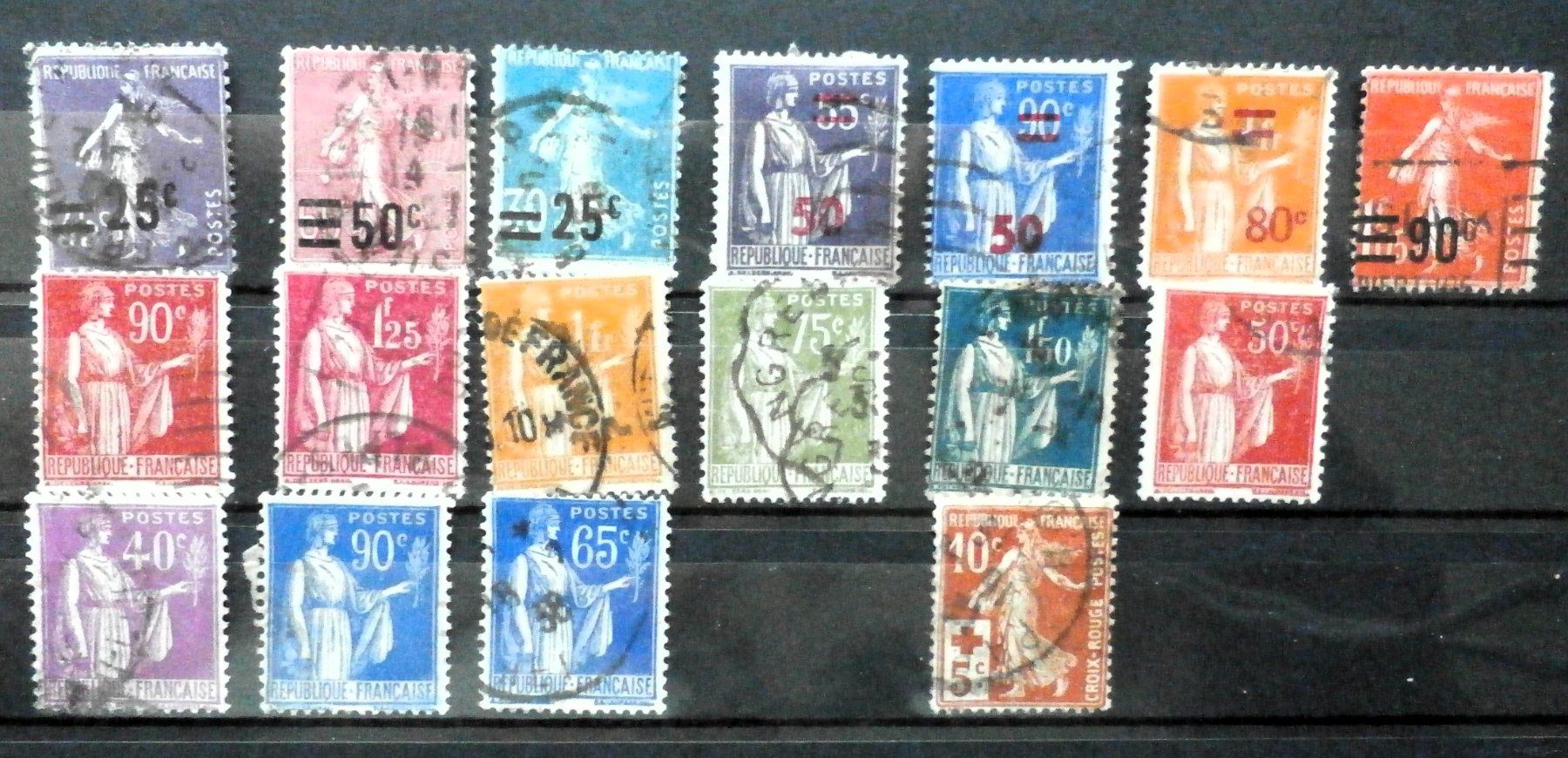 Alle Briefmarken: Frankreich  Konvolut – Gebraucht aus Kehrsatz von Bernherb2