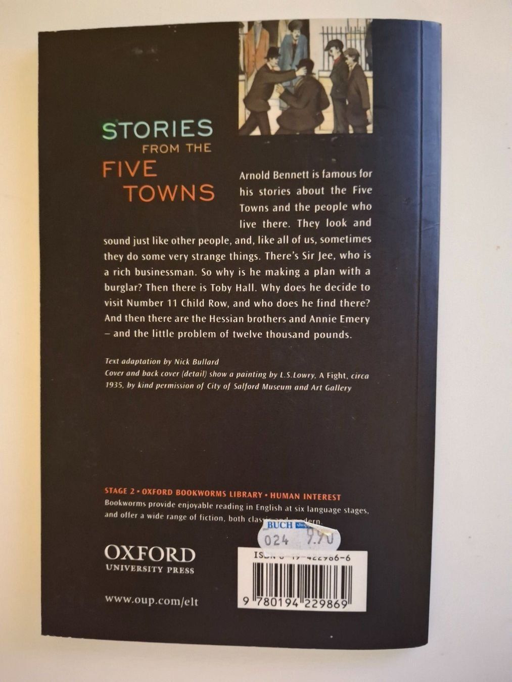 Livres: Arnold Bennett: Stories from the Five Towns - Englisch – D'occasion à Walterswil SO par peiper2 1