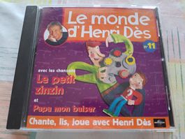Cd Le monde d'Henri Dès - Le petit Zinzin, Papa mon baiser